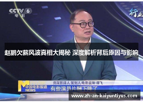 赵鹏欠薪风波真相大揭秘 深度解析背后原因与影响